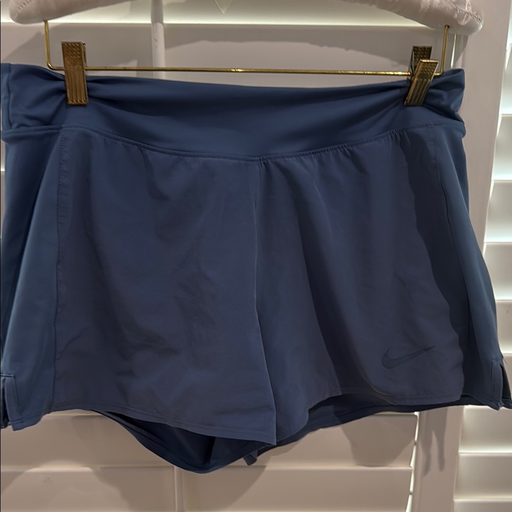 Nike Women's Athletic Shorts in Slate Blue